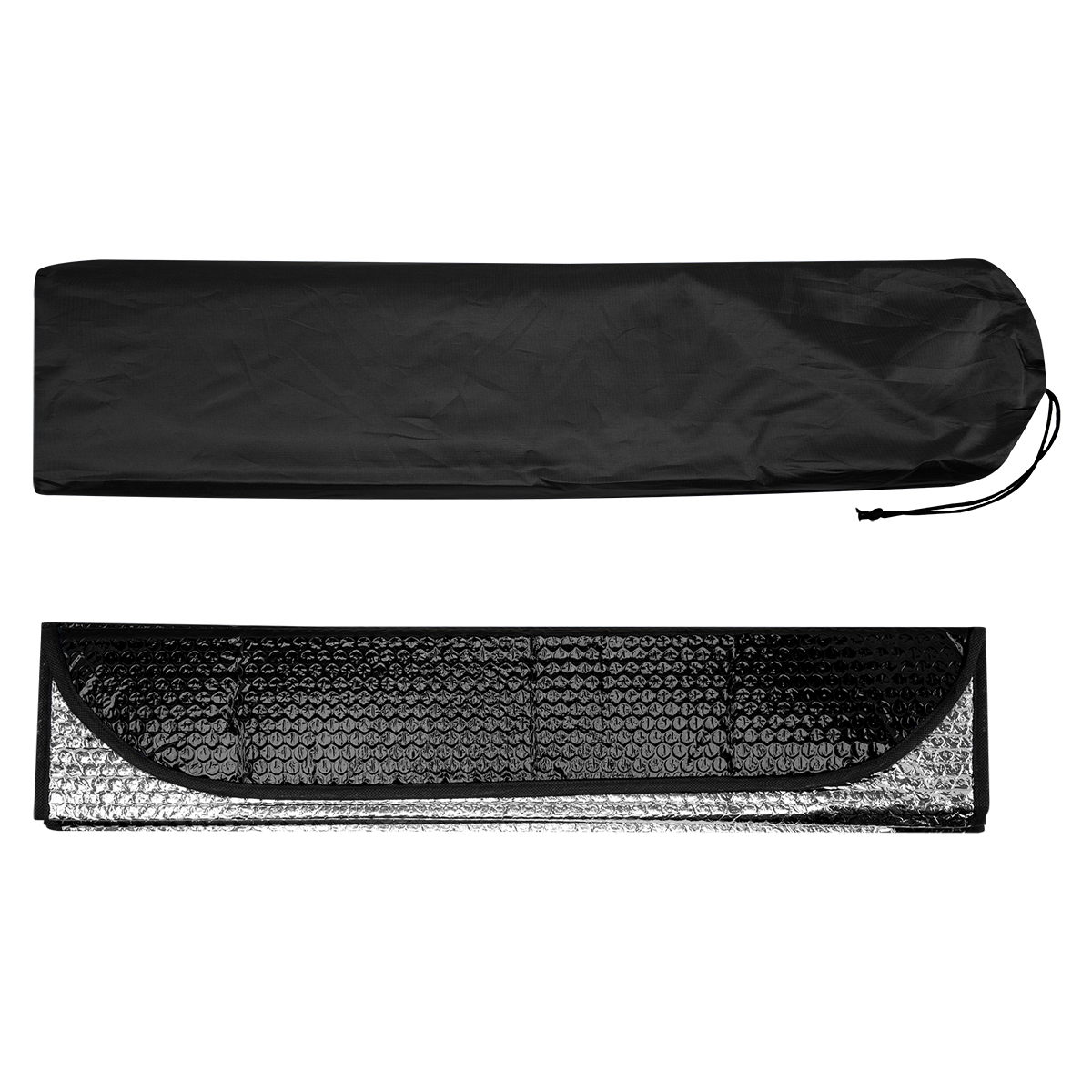 Accordion Auto Sun Shade - BLACK