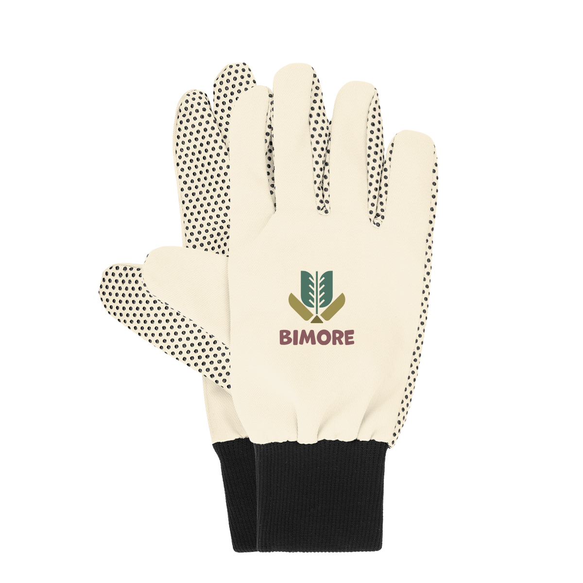 Green Thumb Garden Gloves - NATURAL WITH BLACK
