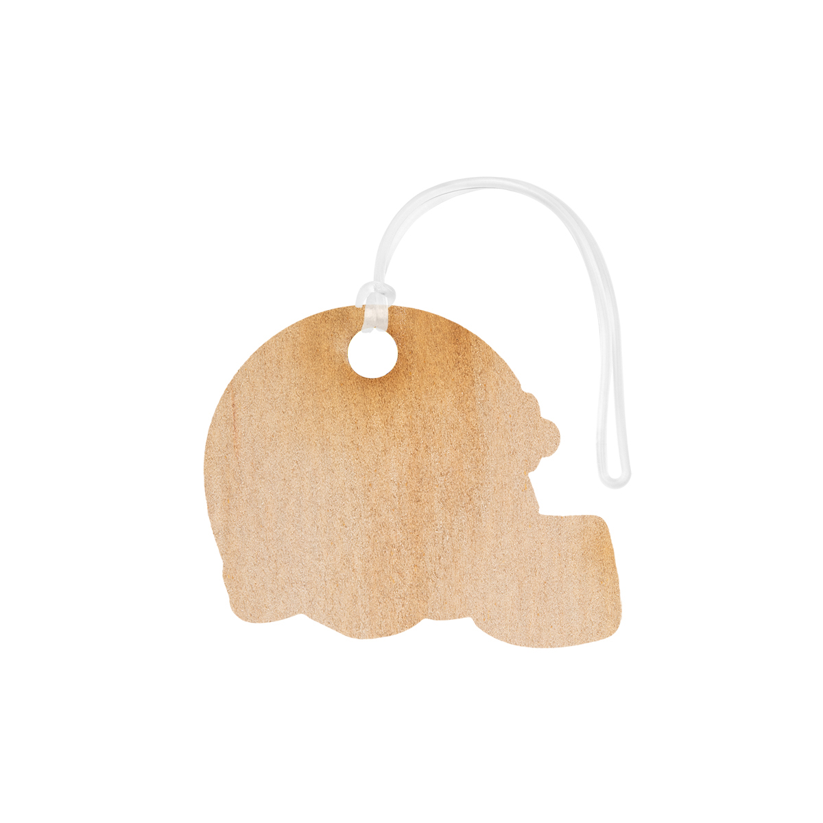 Full Color Wood Luggage Tag - 9" - WOOD COLOR