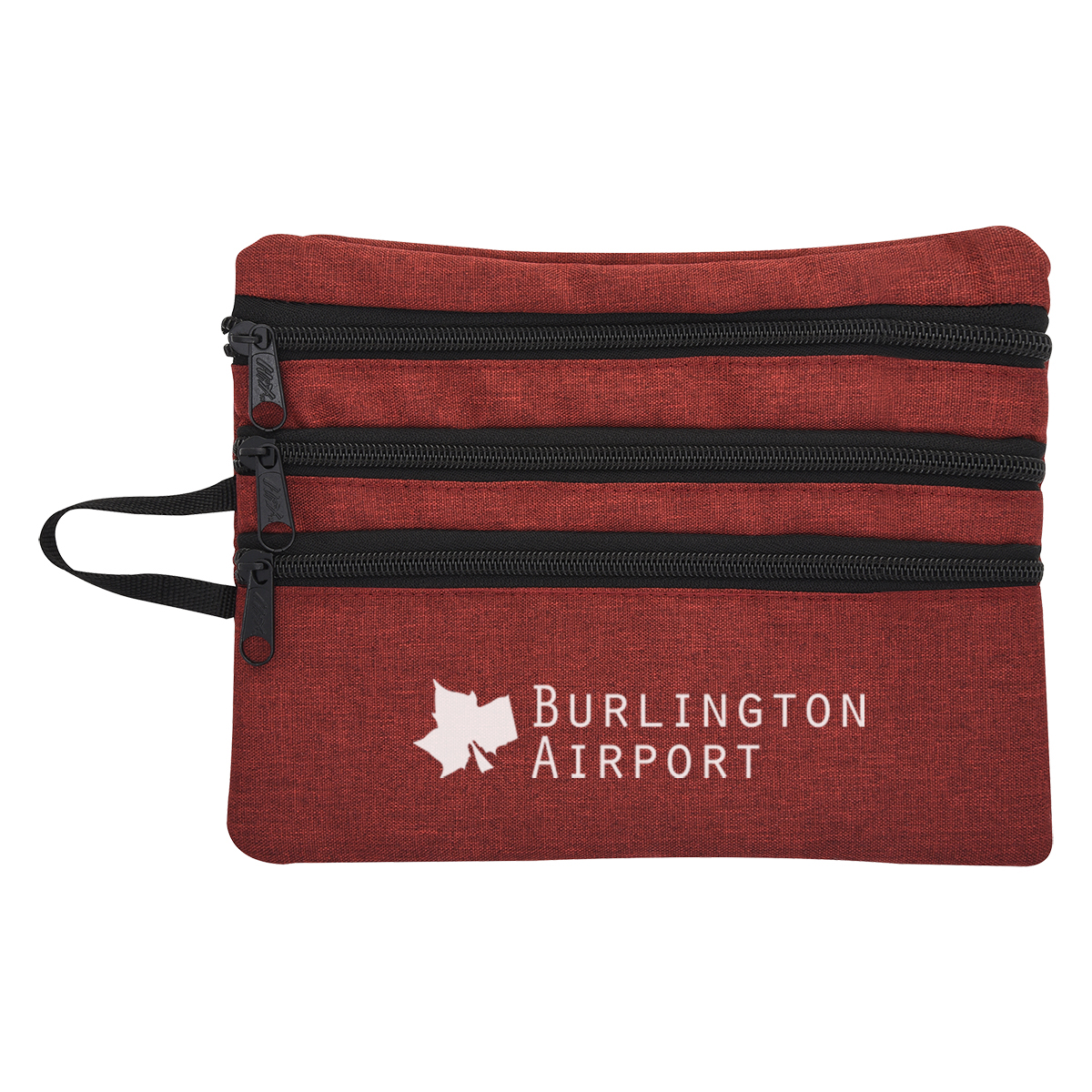 Heathered Tech Accessory Travel Bag-HIT