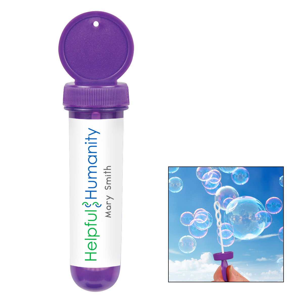 766 1 Oz. Tube Bubble Dispenser Hit Promotional Products