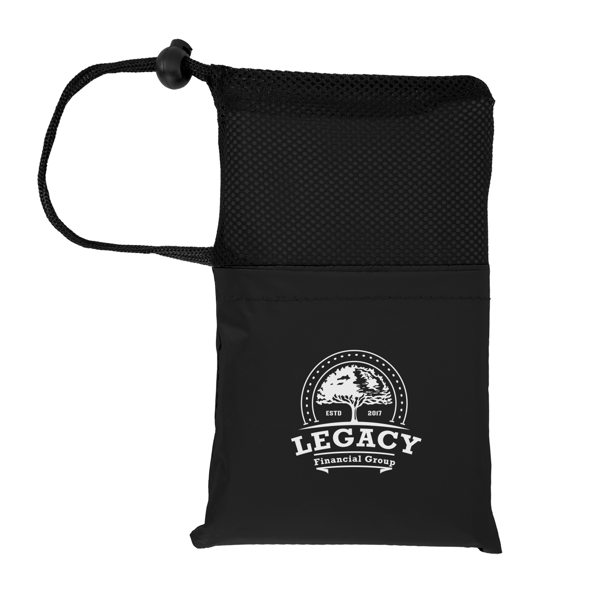 7755 PEVA Poncho With Drawstring Pouch - Hit Promotional