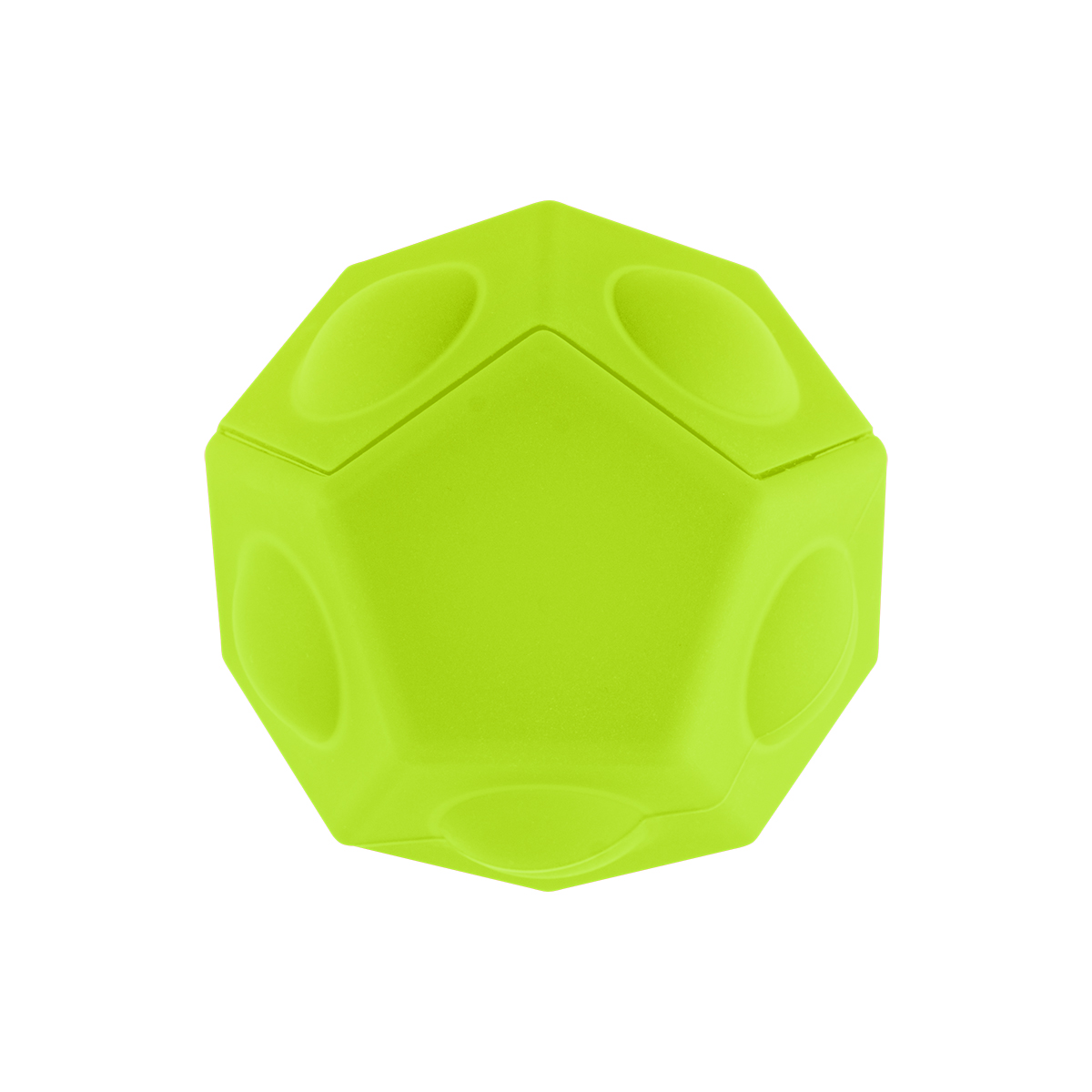Geo Ball Push Pop Toy - LIME