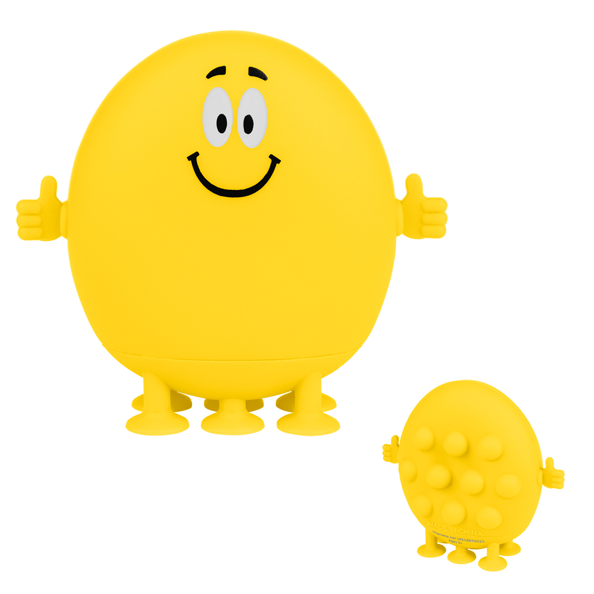 Smiley Push Pop Pal - YELLOW