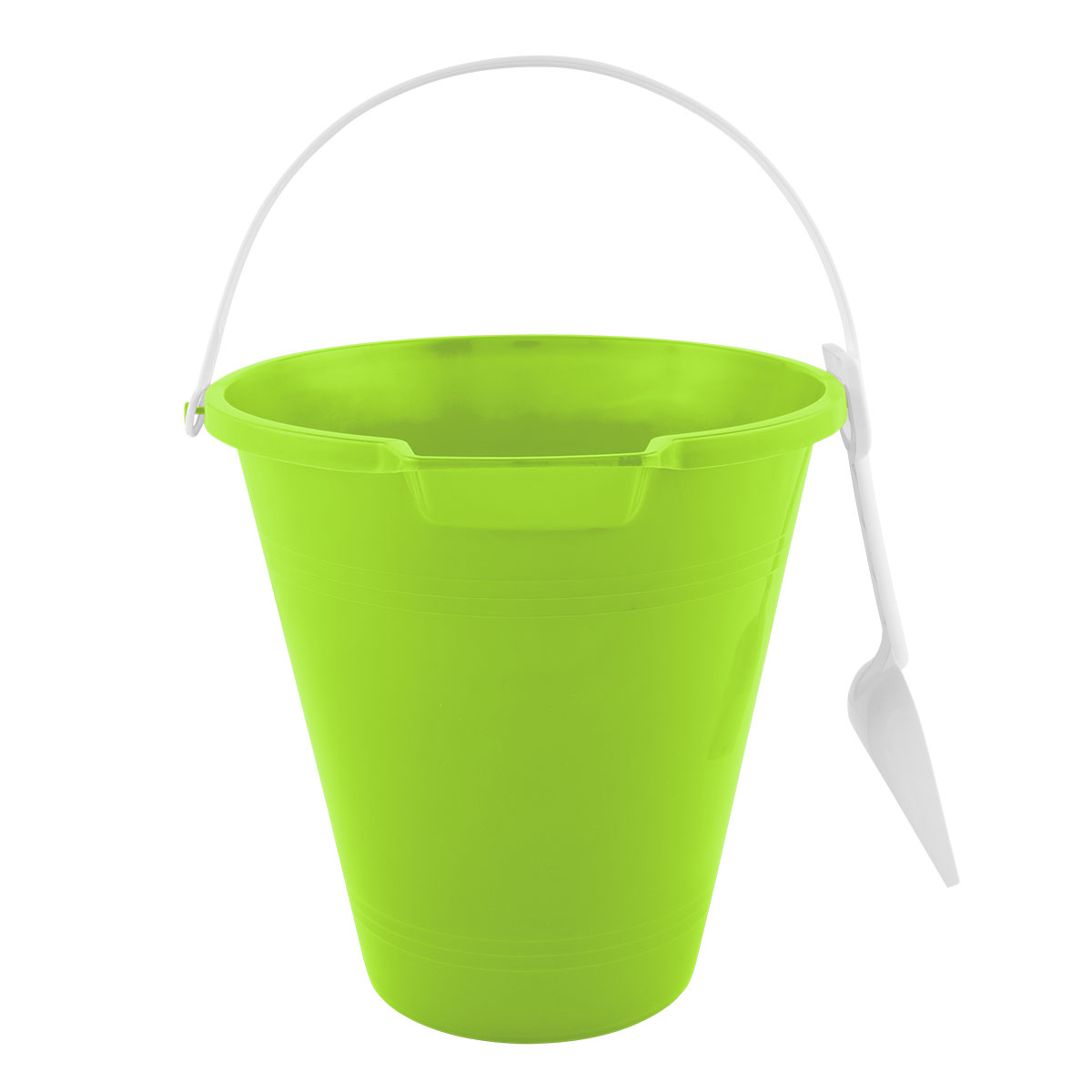 3.3 Liter Pail & Shovel — LIME/WHITE
