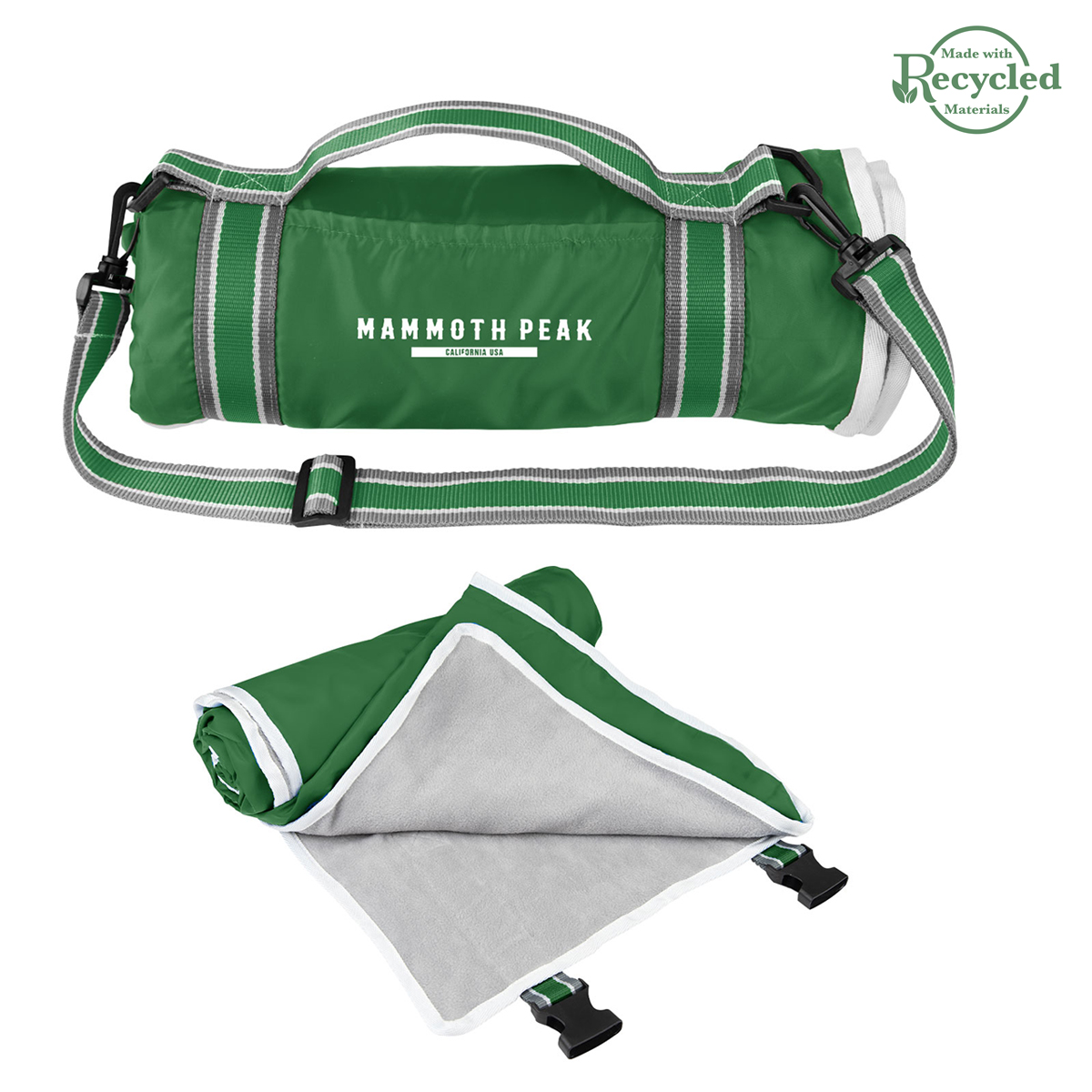 Riverside rPET Roll-Up Blanket With Carrying Handle