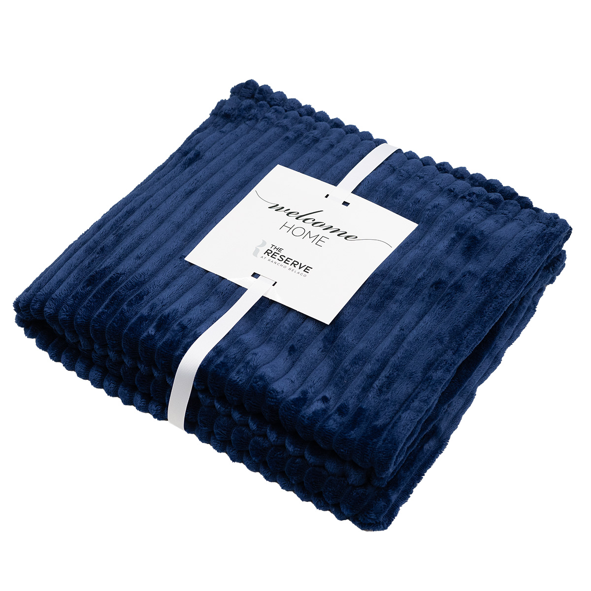 Raleigh Recycled Ribbed Flannel Blanket 18