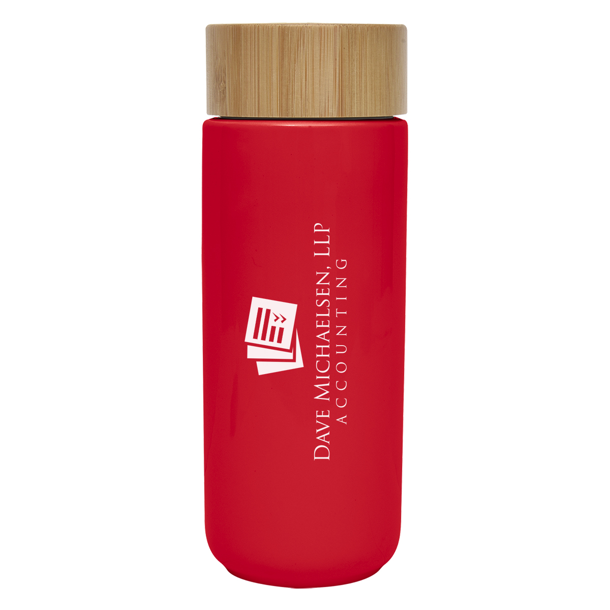 10 Oz. Lexington Stoneware Mug With Bamboo Lid