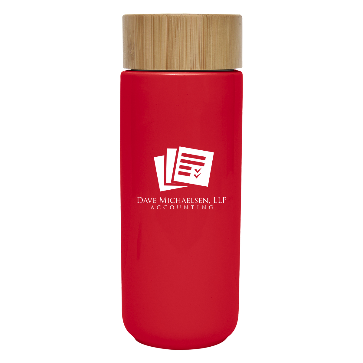 10 Oz. Lexington Stoneware Mug With Bamboo Lid