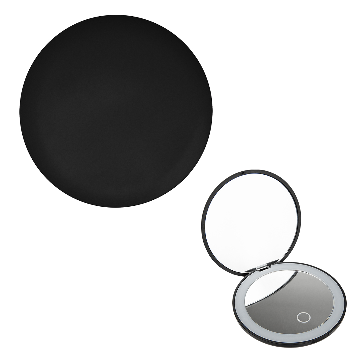 LED Mirror With Dual Magnification