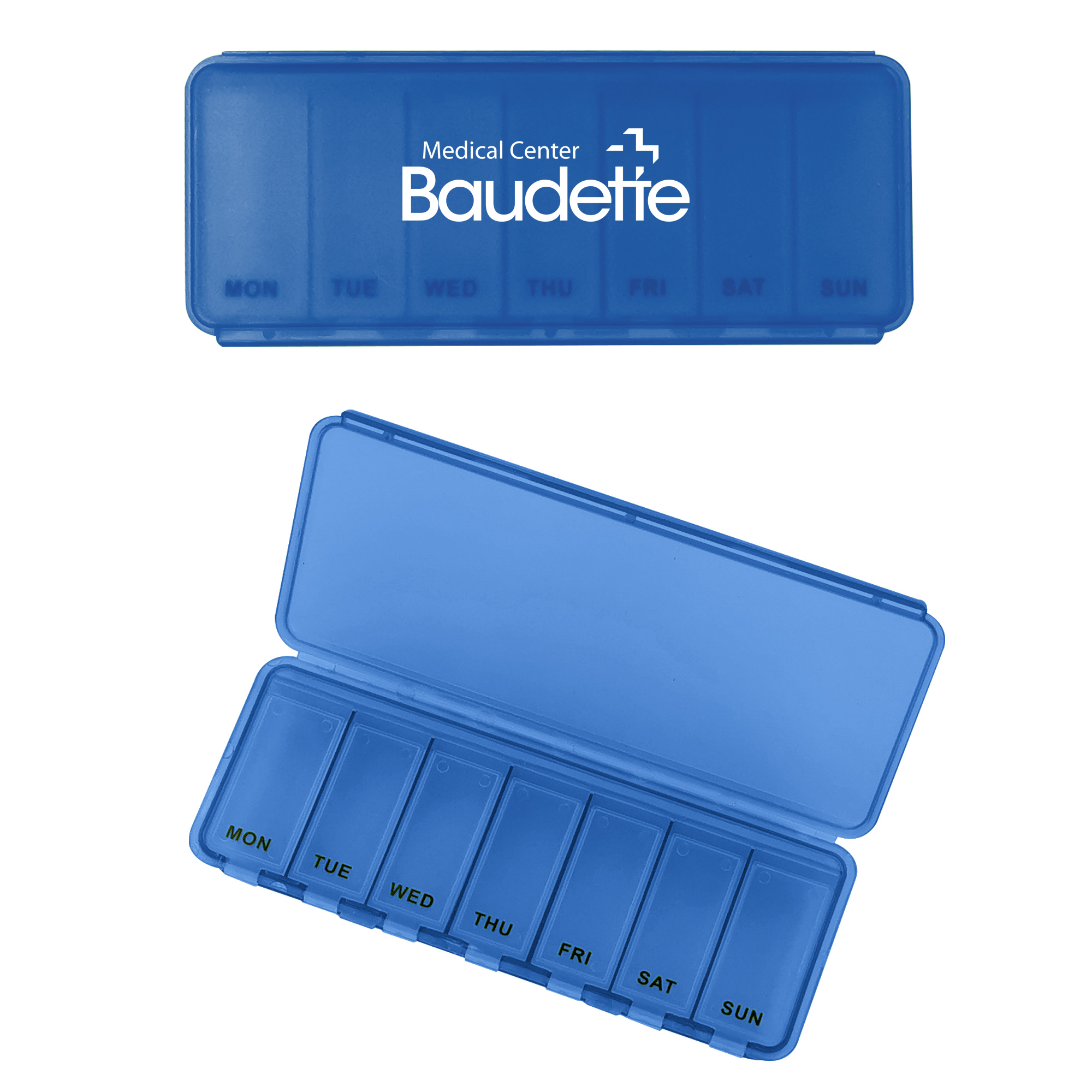 Large 7 Day Pill Container - BLUE