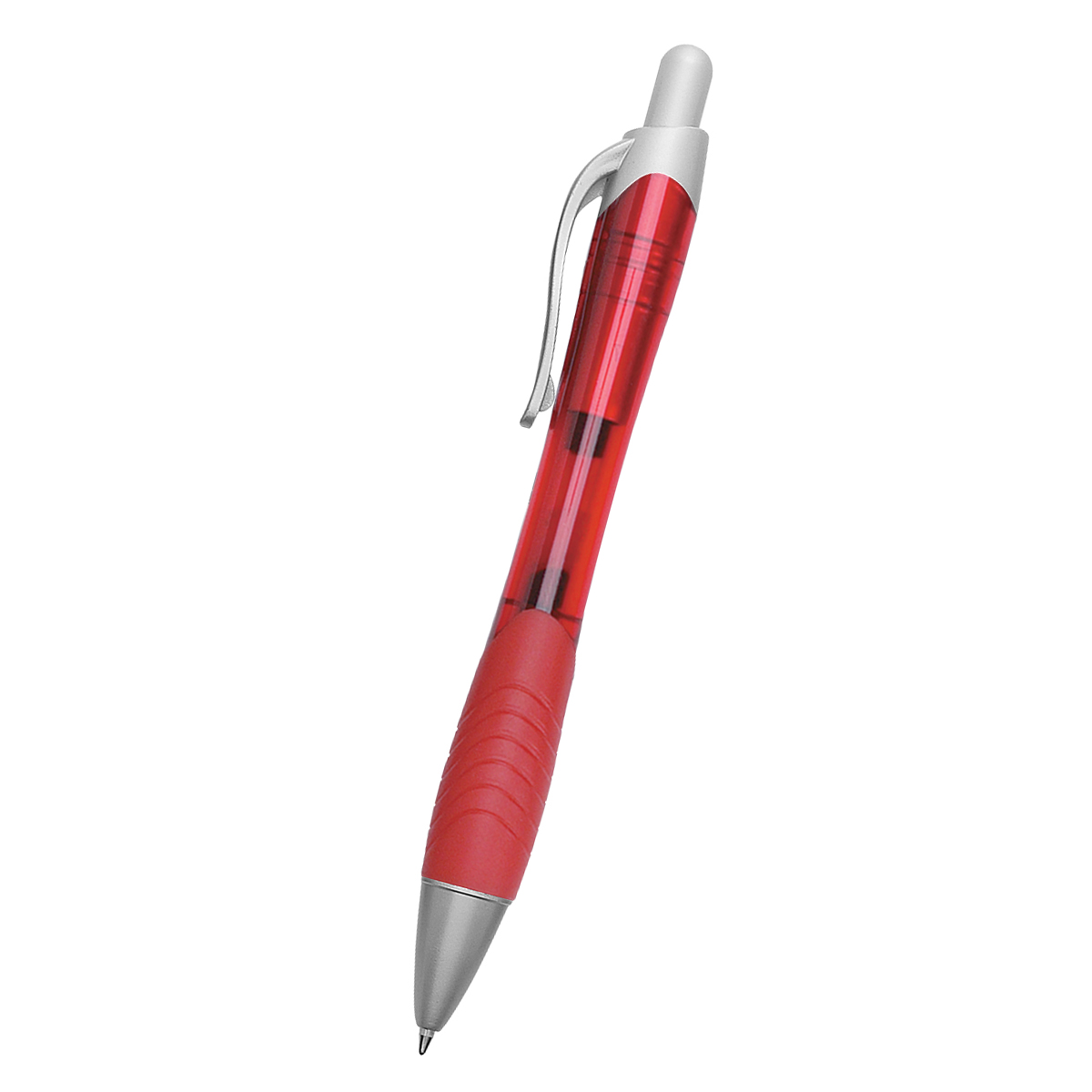 Rio Ballpoint Pen With Contoured Rubber Grip