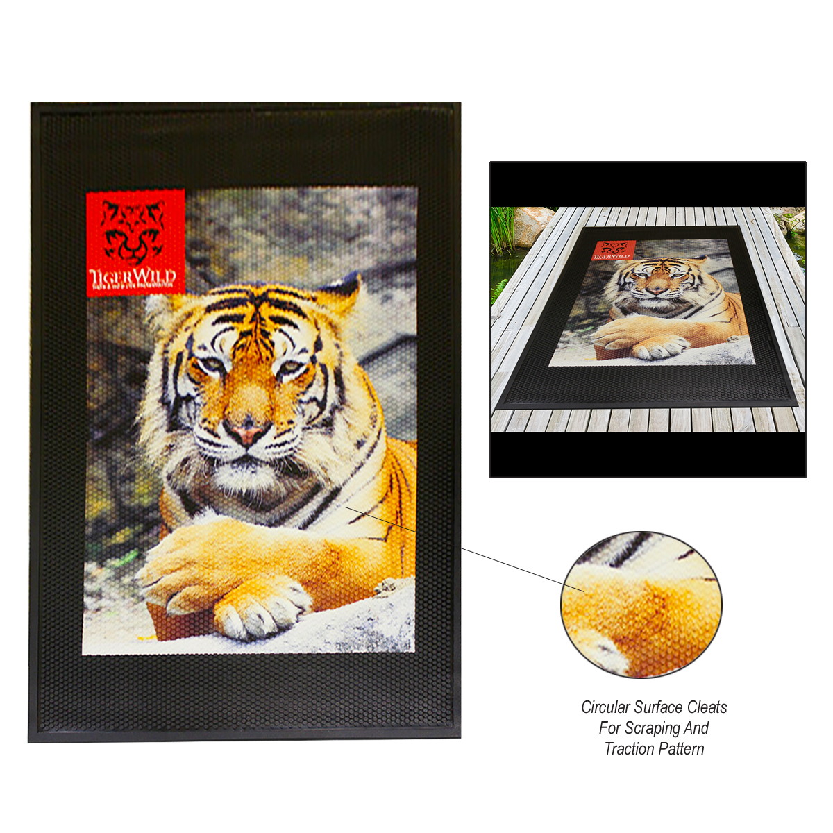 3' x 5' SuperScrape™ Impressions Indoor & Outdoor Floor Mat