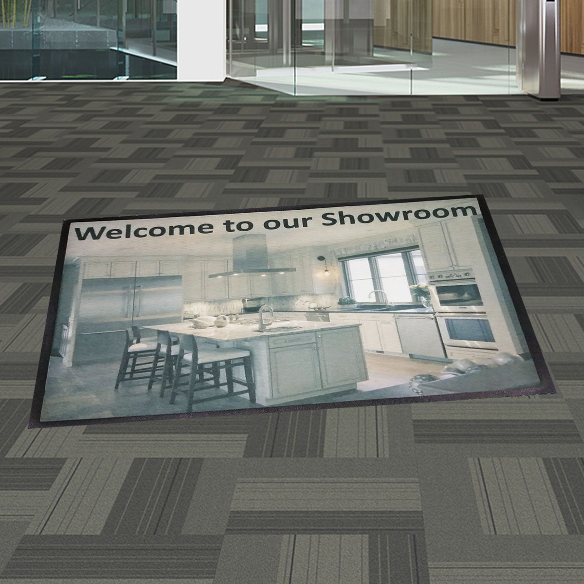 3&#8216; x 5&#8216; Point Of Purchase Dye Sublimated Floor Mat-HIT