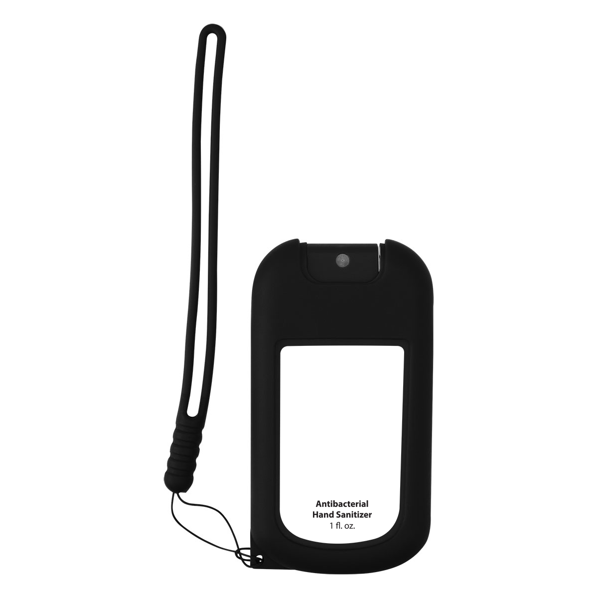 1 Oz. Hand Sanitizer with Silicone Case — FROST BLK
