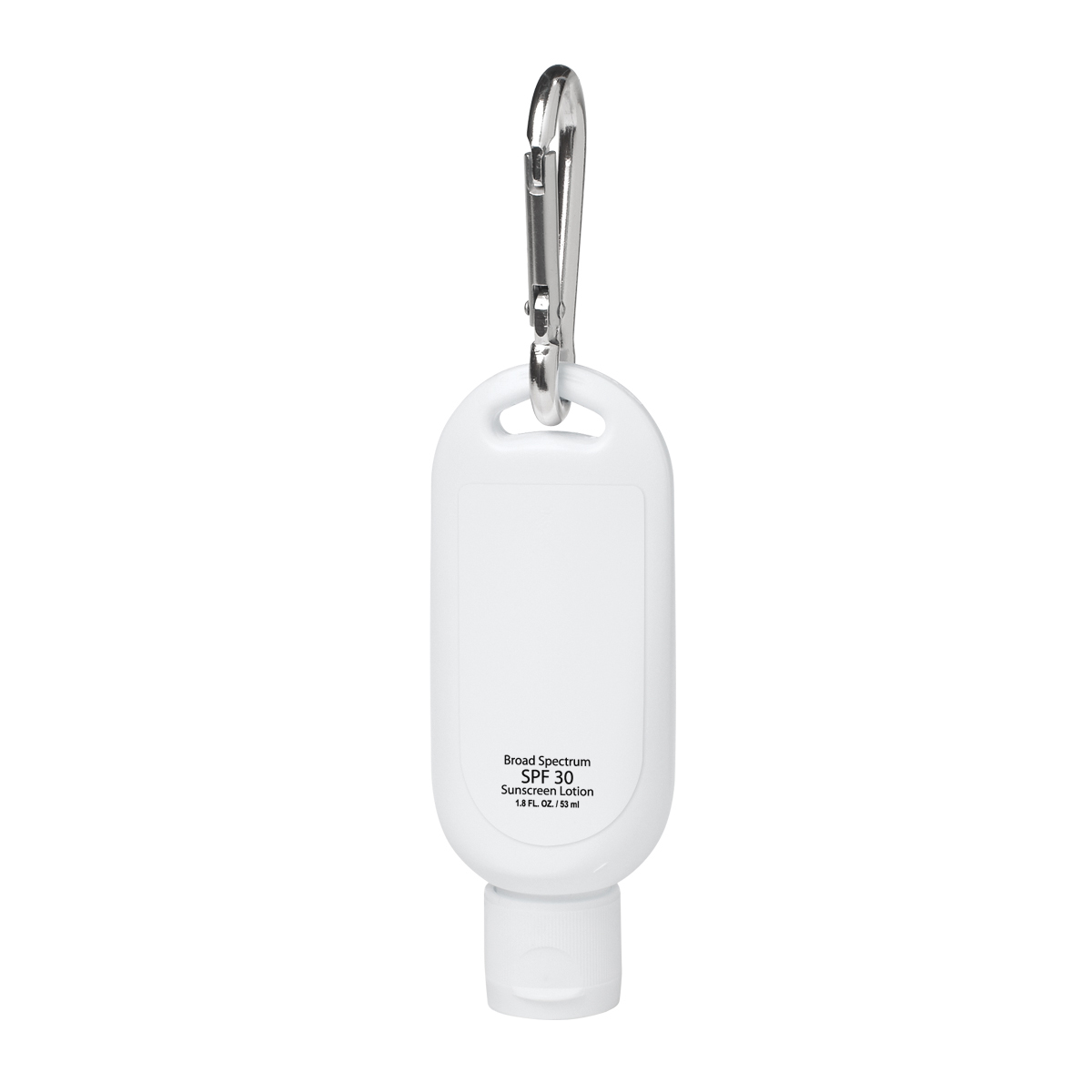1.8 Oz. SPF 30 Sunscreen With Carabiner-HIT