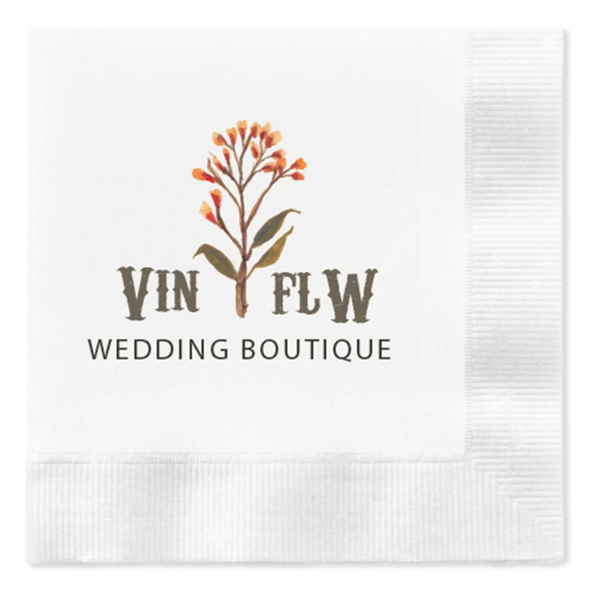 Full Color 3 Ply Premium Coined Beverage Napkins-HIT
