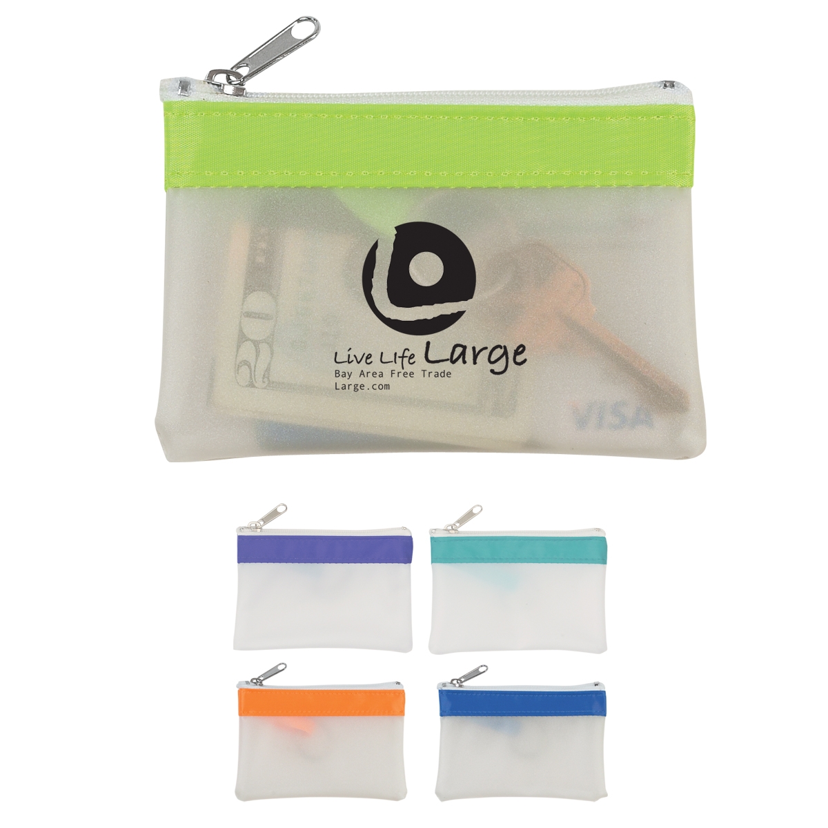 Zippered Coin Pouch-HIT