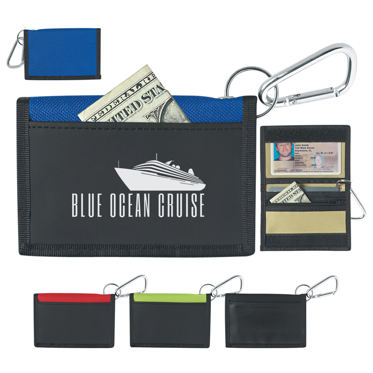 Wallet With Carabiner-HIT