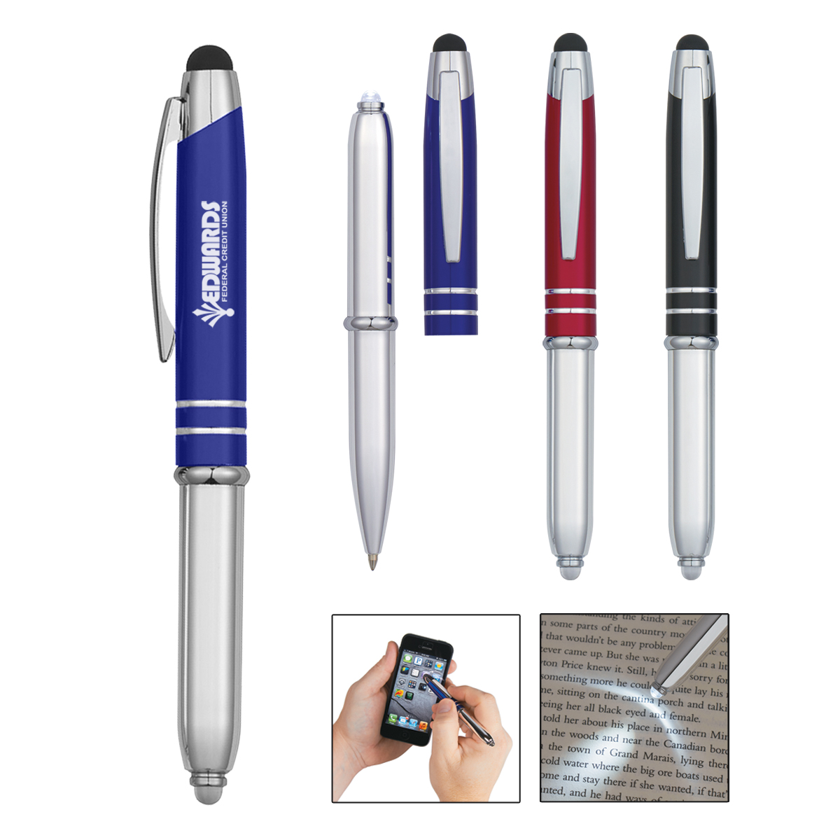 Ballpoint Stylus Pen With Light-HIT