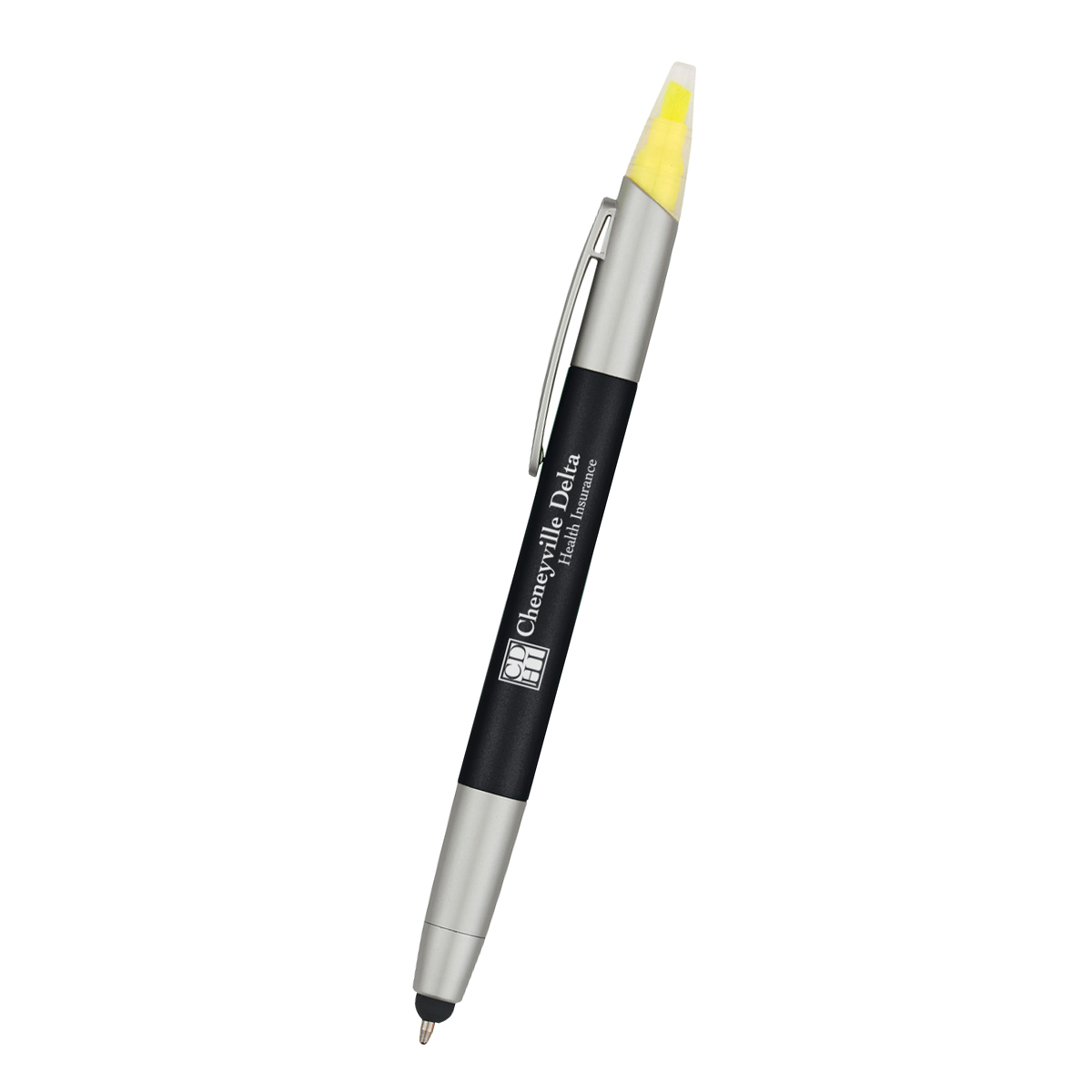 3-In-1 Pen With Highlighter and Stylus-HIT