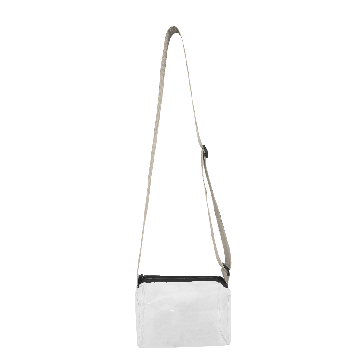 Clear Crossbody Bag — CLEAR NATURAL