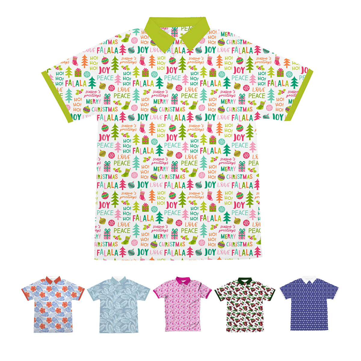 UPF 30&#43; Fully Sublimated Seasonal Polo-HIT