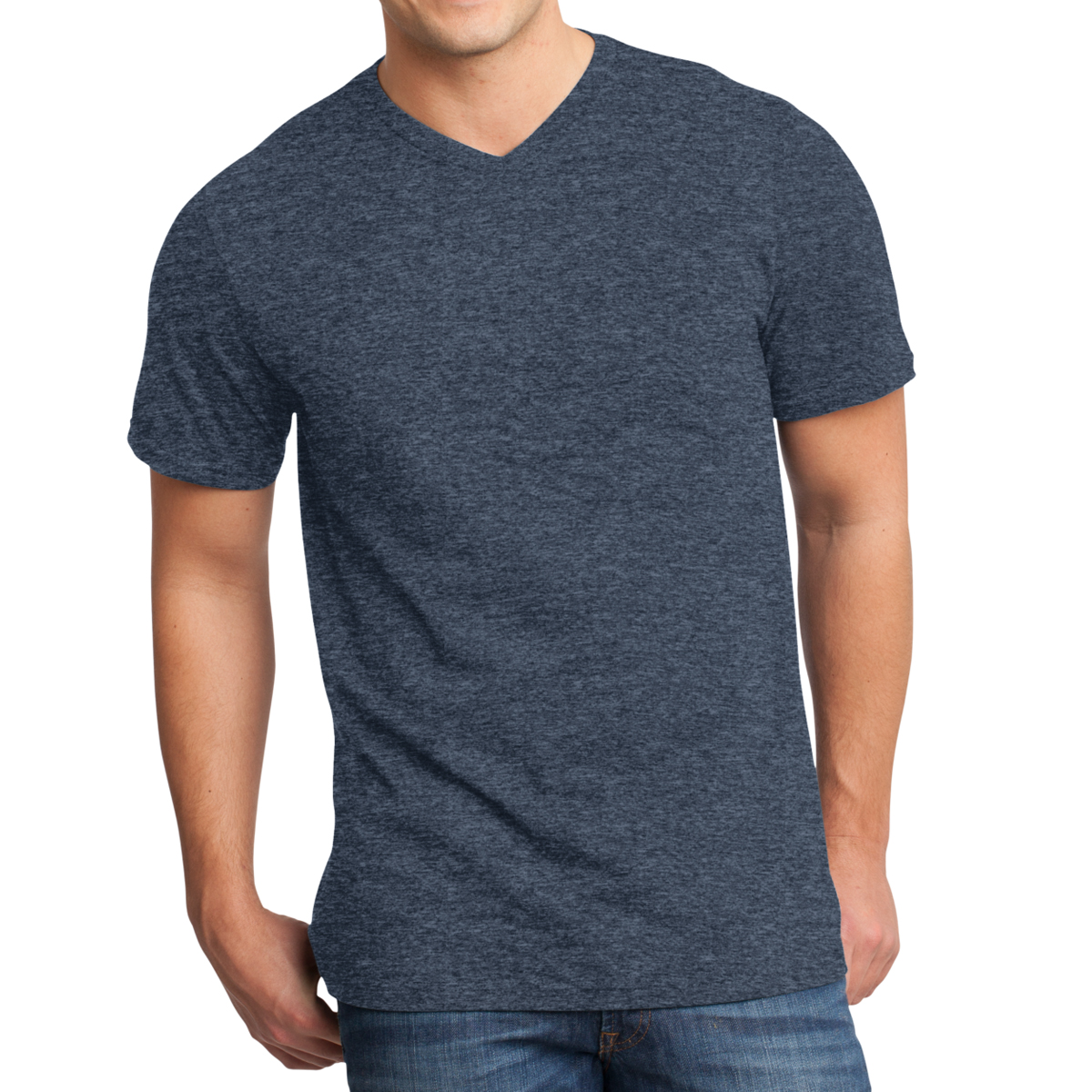 #DT6500 District® Young Men's Very Important Tee® V-Neck - Hit ...
