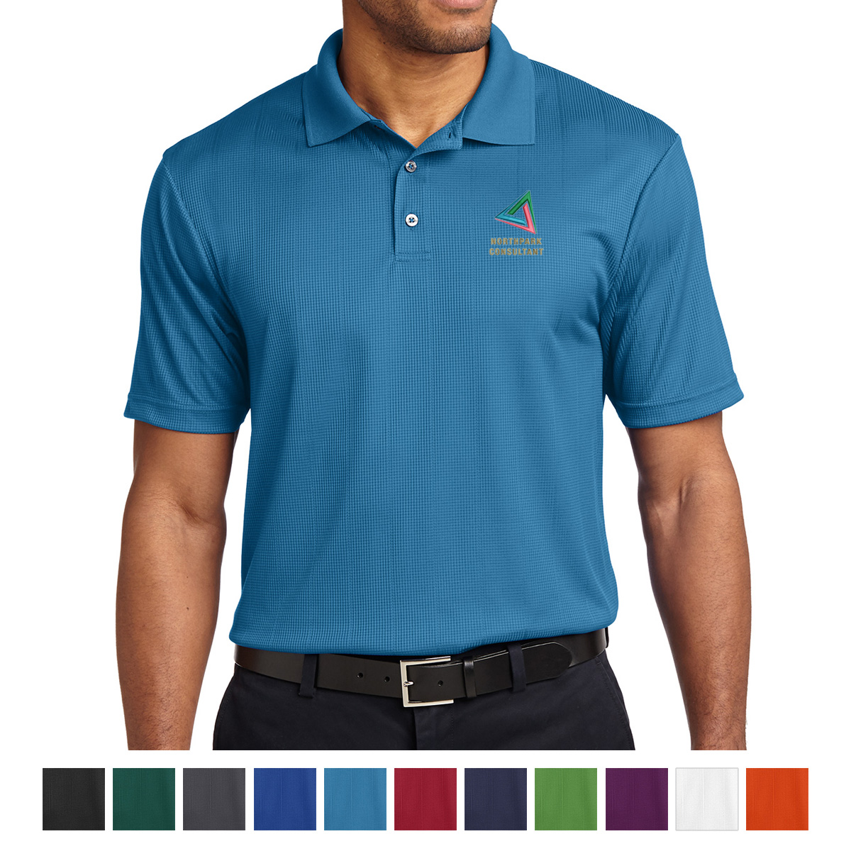 Port Authority® Performance Fine Jacquard Polo-Port Authority&#174;