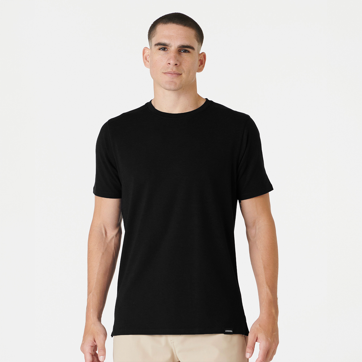 Legends Aviation Tee Split Hem 2.0 - BLACK
