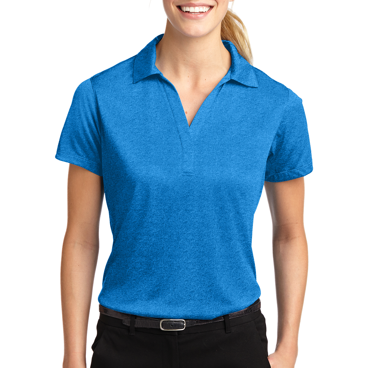 Sport-Tek® Ladies' Heather Contender™ Polo