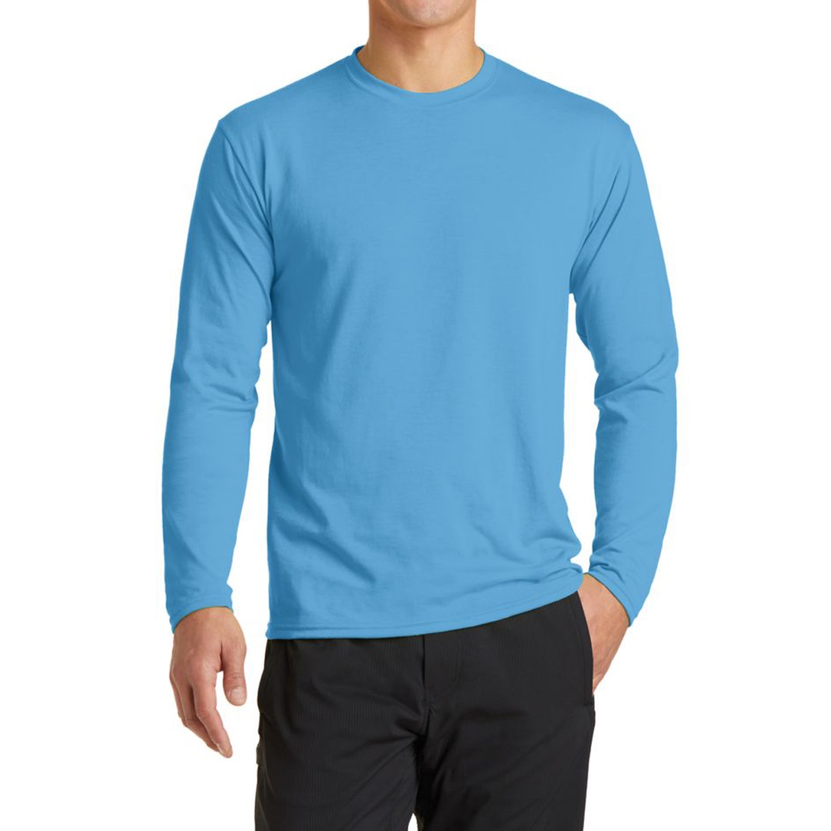 Port & Company® Long Sleeve Performance Blend Tee