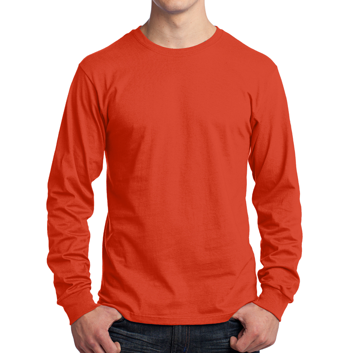 #PC54LS Port & Company® Long Sleeve Core Cotton T-Shirt - Hit ...