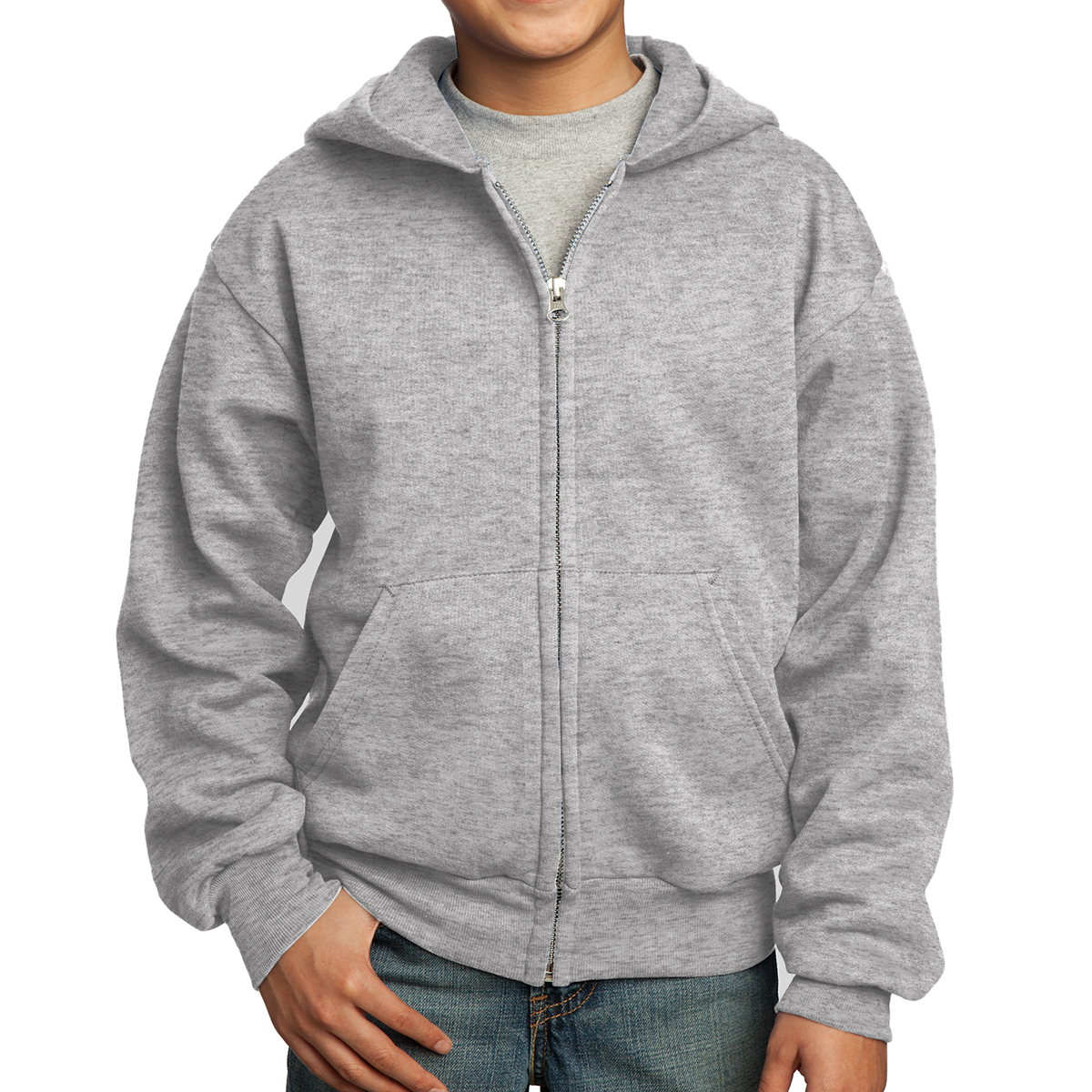 Port & Company® Youth Core Fleece Pullover Hooded Sweatshirt