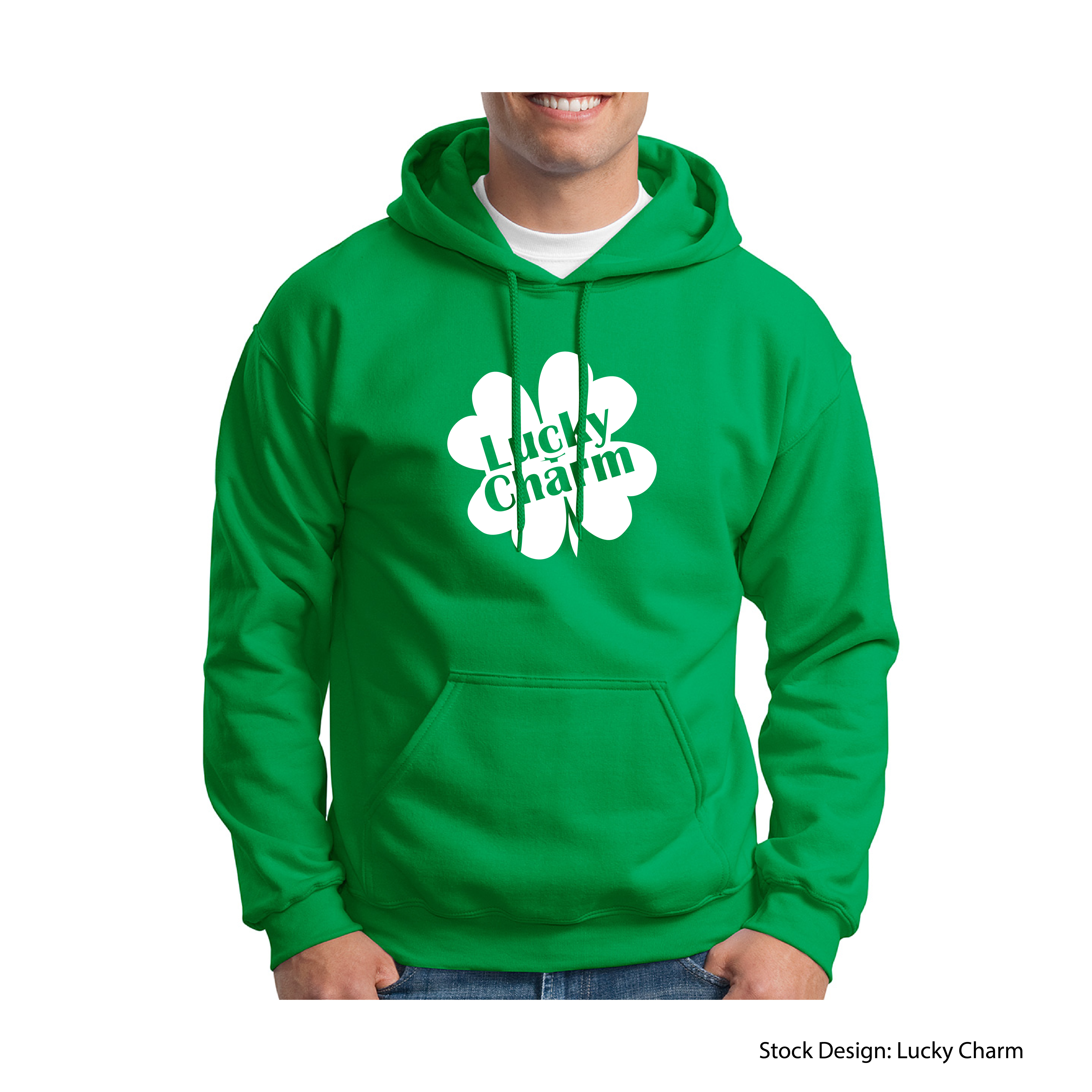 18500-STP - St. Patrick's Day Gildan® Adult Heavy Blend™ Hooded Sweatshirt