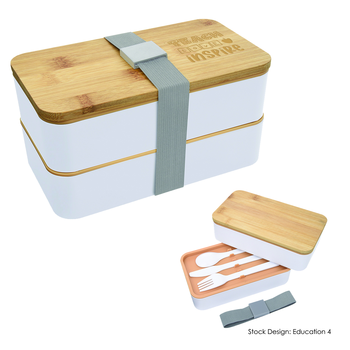2216-BTS - Back To School Stackable Bento Lunch Set