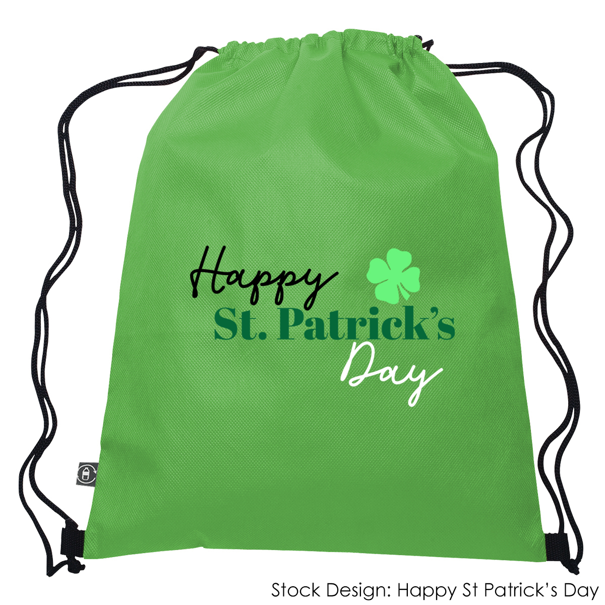 35001-STP - St. Patrick's Day Non-Woven Sports Pack With 100% RPET Material