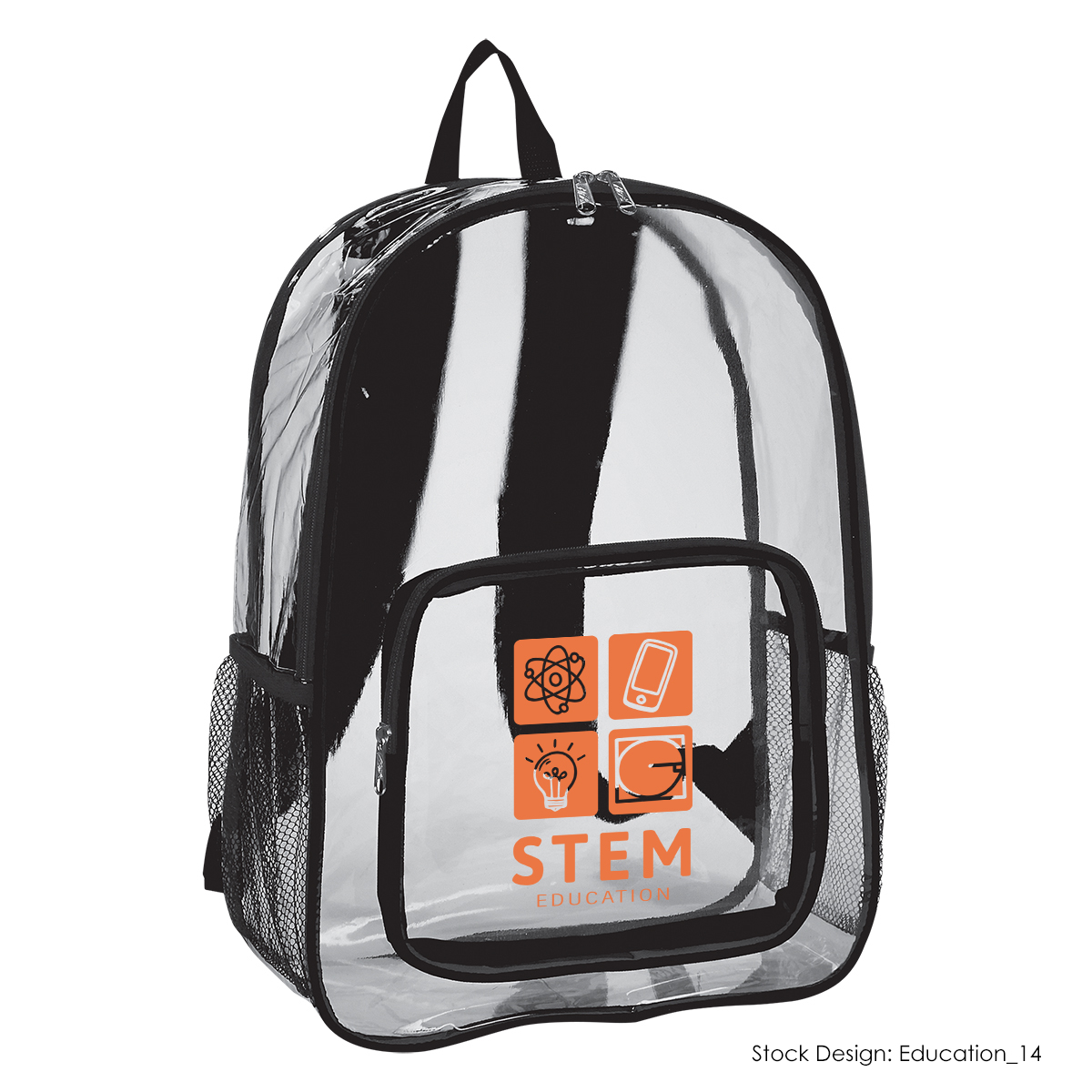 3601-BTS - Back To School Clear Backpack