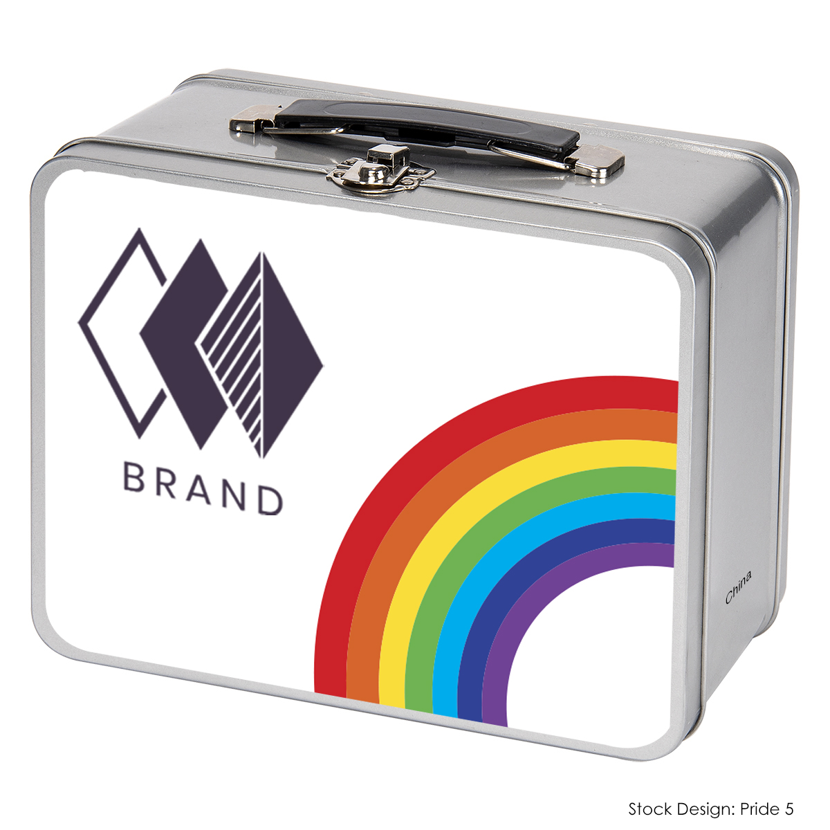 424-PRI - Pride Throwback Tin Lunch Box