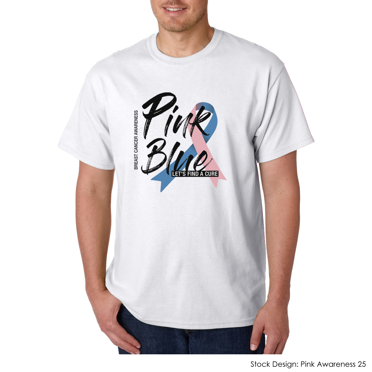 5000-BCA - Breast Cancer Awareness Gildan® Adult Heavy Cotton™ T-Shirt