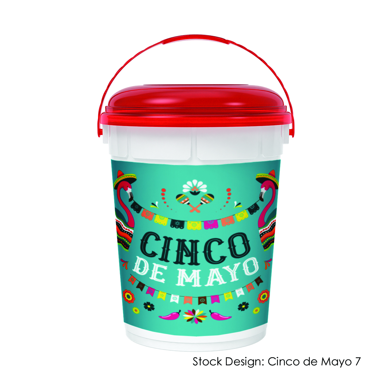 55500-CDM - Cinco De Mayo 64 Oz. Bucket