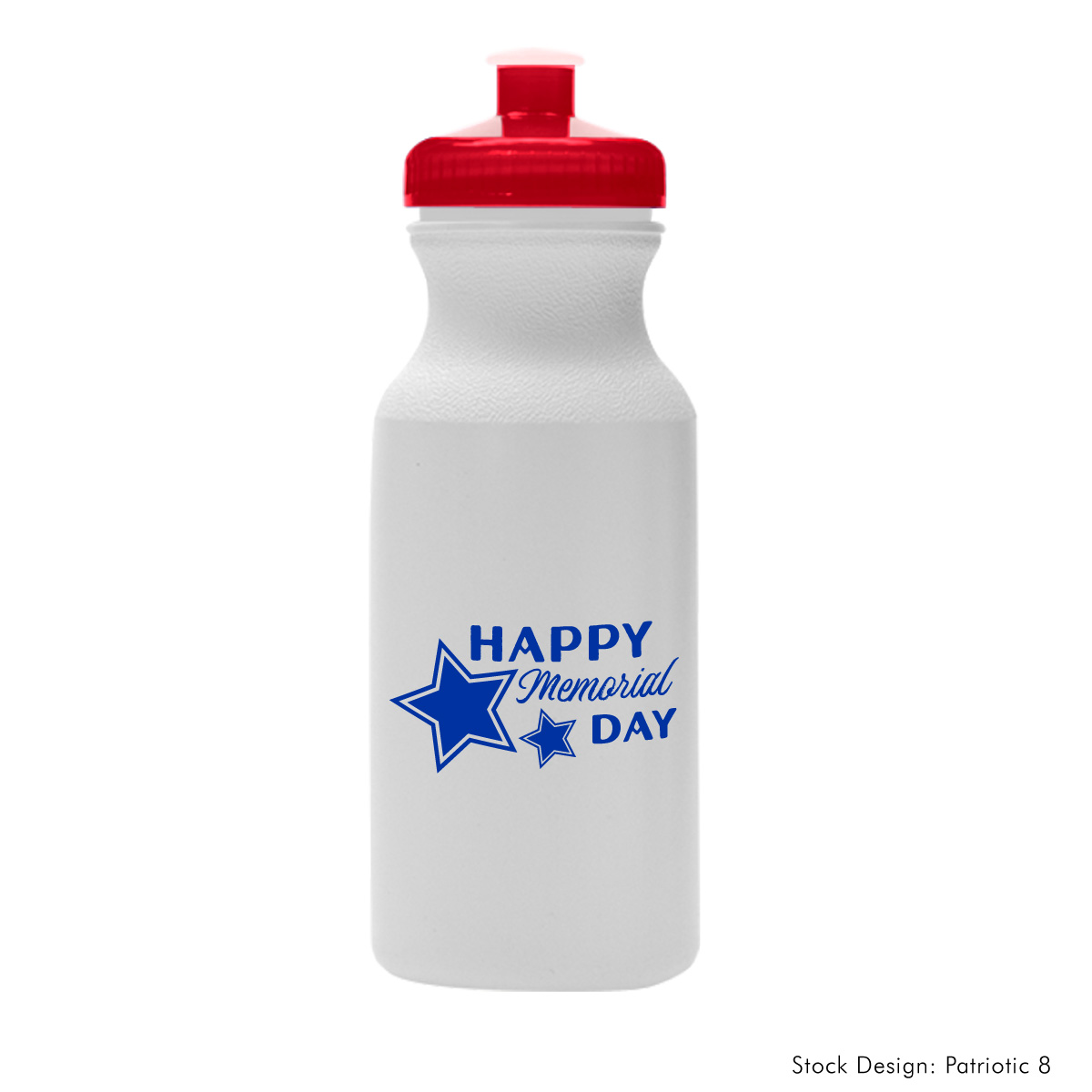 5891-MEM - Memorial Day 20 Oz. Hydration Water Bottle