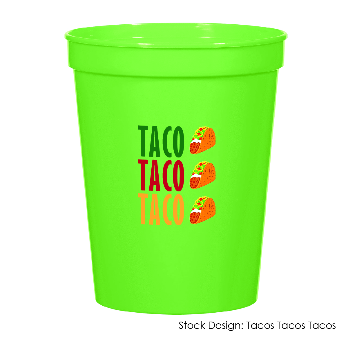 5900-CDM - Cinco De Mayo 16 Oz. Big Game Stadium Cup