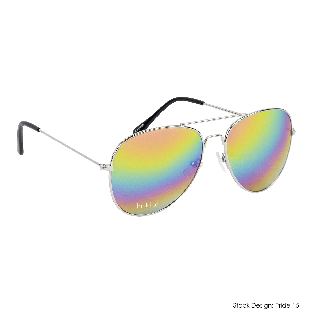 8246-PRI - Pride Swift Aviator Sunglasses