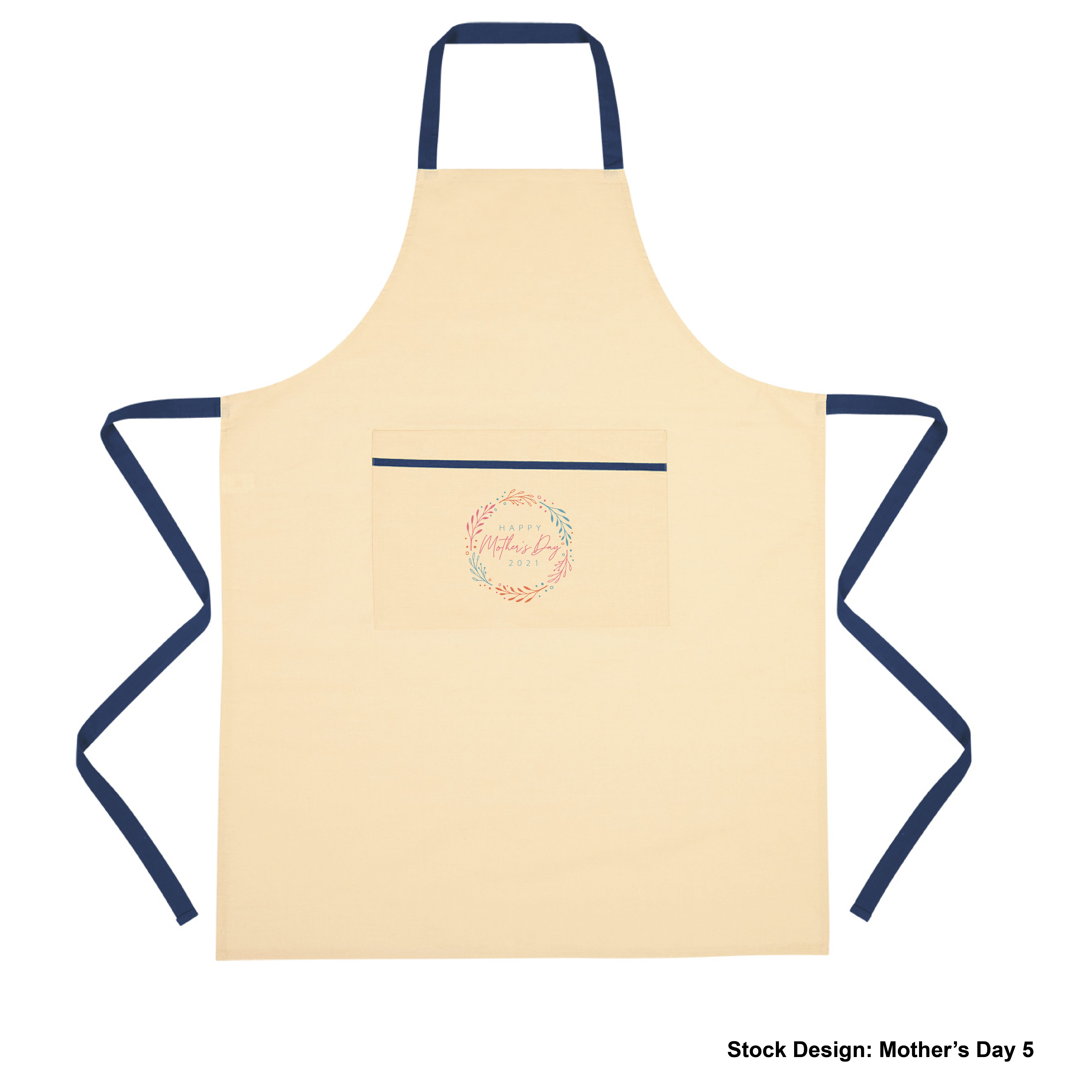 9005-MOT - Mother's Day Cotton Cooking Apron - Hit Promotional Products