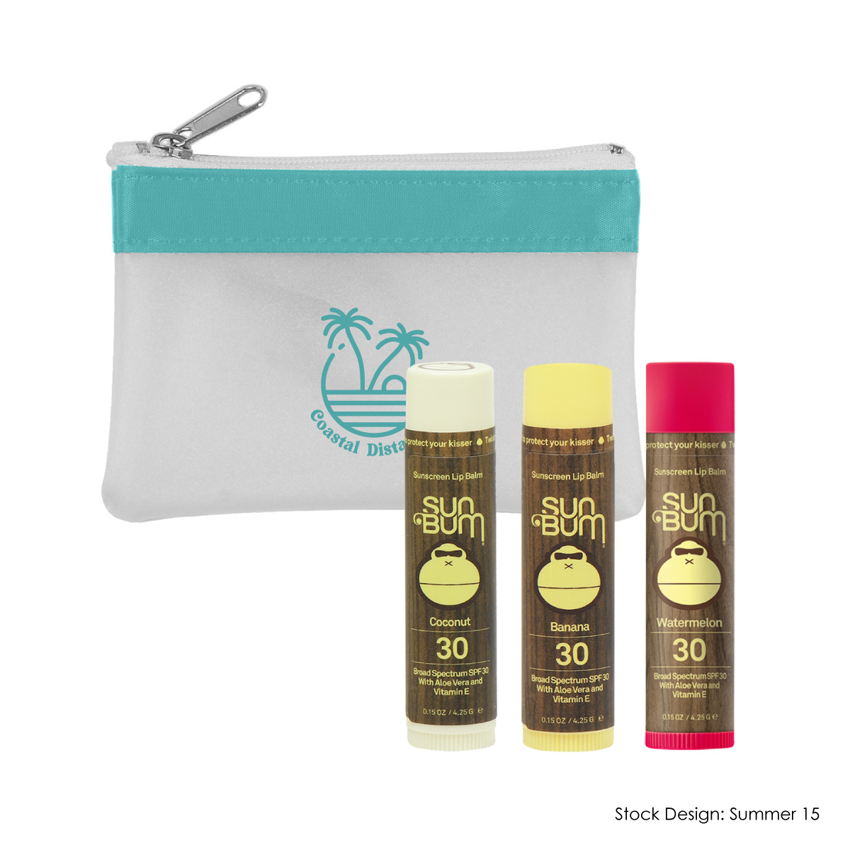 95130-SUM - Summer  Sun Bum® 3-Pc. Lip Balm Kit